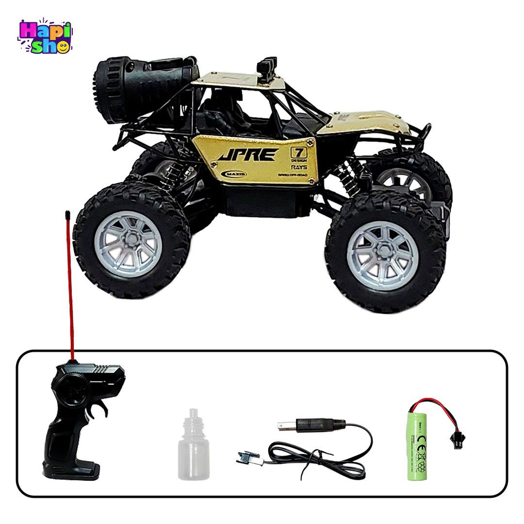  اقلام همراه ماشین کنترلی آفرود دودزا شارژی مدل ROCK CRAWLER 