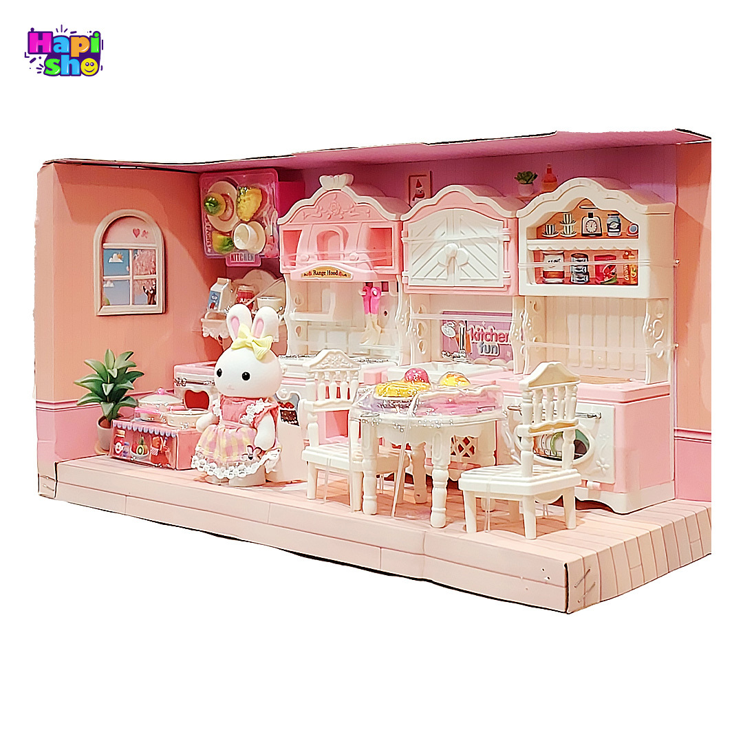 قیمت اسباب بازی خانه عروسکی خرگوش مدل آشپزخانه FUN RABBIT PLAY HOUSE