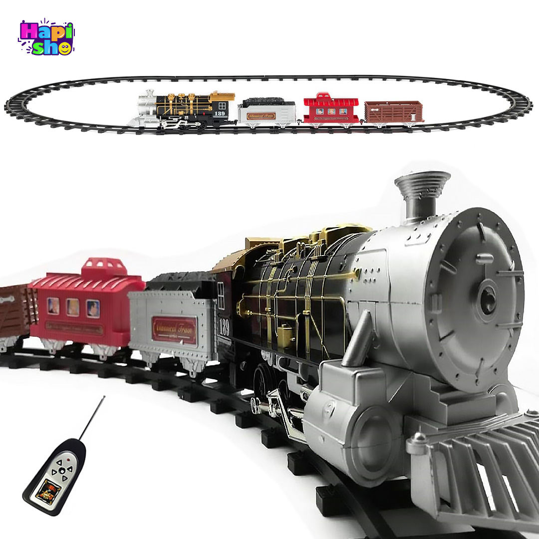 فروش قطار اسباب بازی کنترلی دودزا کلاسیک مدل Simulation Train Orbit Series