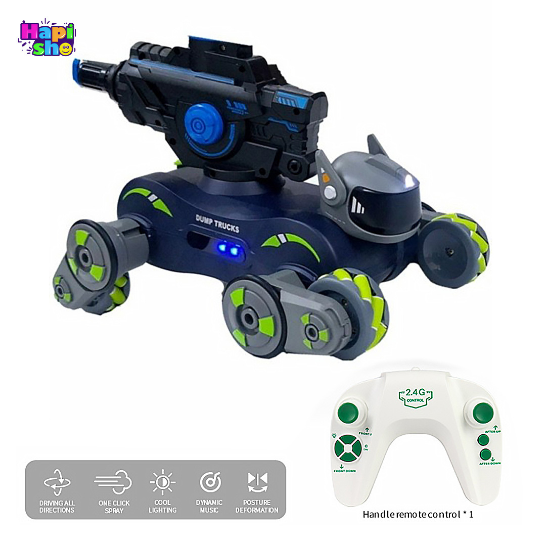 ویژگی و مشخصات ماشین کنترلی تبدیلشونده به سگ با قابلیت شلیک تیر ژلهای MACHIN HOUND