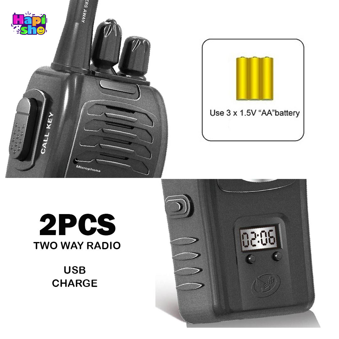  بهترین بیسیم اسباب بازی شارژی دو نفره با برد بالا INTERPHONE 