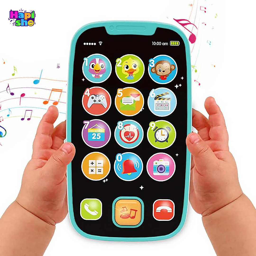  اسباب بازی موبایل لمسی و موزیکال هولی تویز مدل My Frist Smartohone–اسباب بازی 