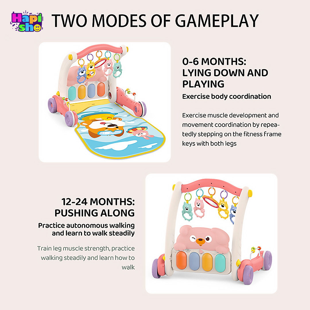 جزییات و مشخصات تشک بازی و واکر هانگر پیانو دار مدل PIANO RACK & WALKER