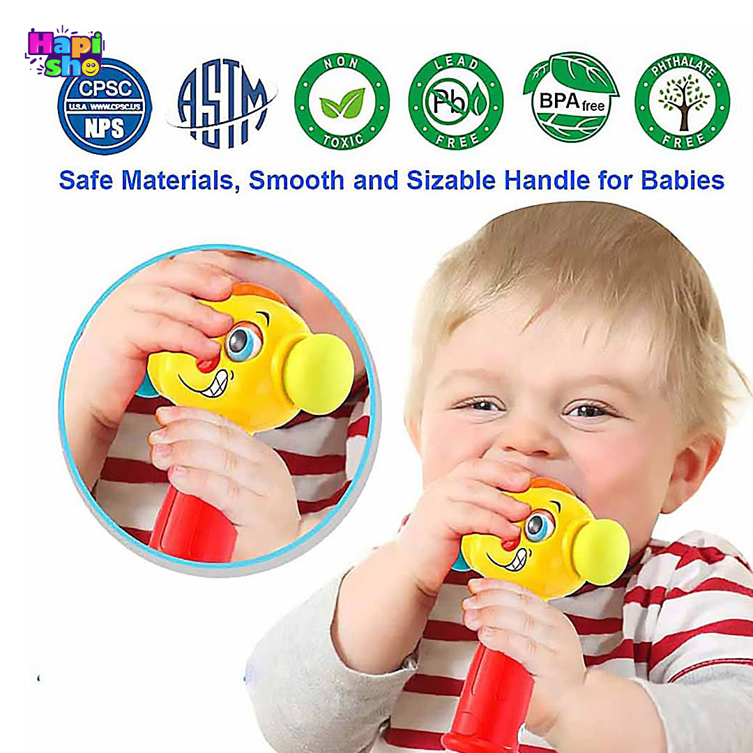 قیمت جغجغه چکشی موزیکال هولی تویز مدل 3115 Hola Toys