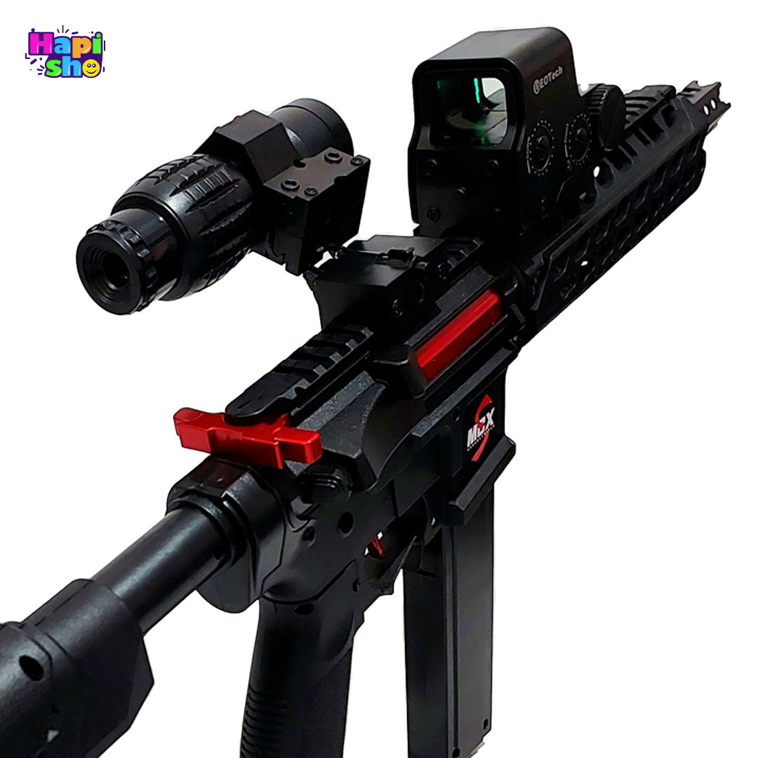 جزییات کامل تفنگ اسباب بازی بزرگ تیر ژله ای با شلیک رگباری مدل MCXS ASSAULT RIFLE–اسباب بازی 