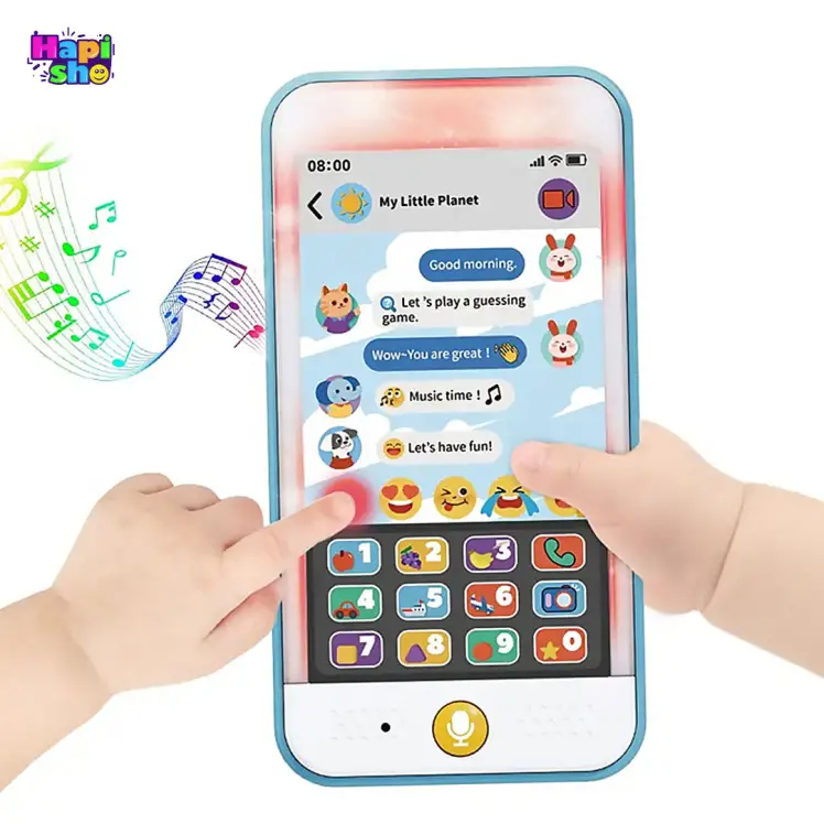 موبایل اسباب بازی موزیکال لمسی با ضبط صدا هولی تویز Education Phone