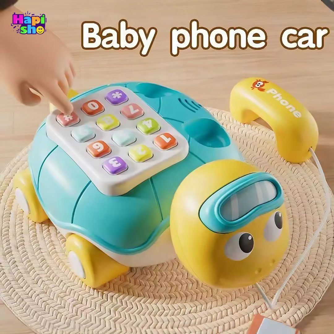 خرید آنلاین تلفن اسباب بازی موزیکال کودک مدل لاک پشت Cartoon Turtle Phone