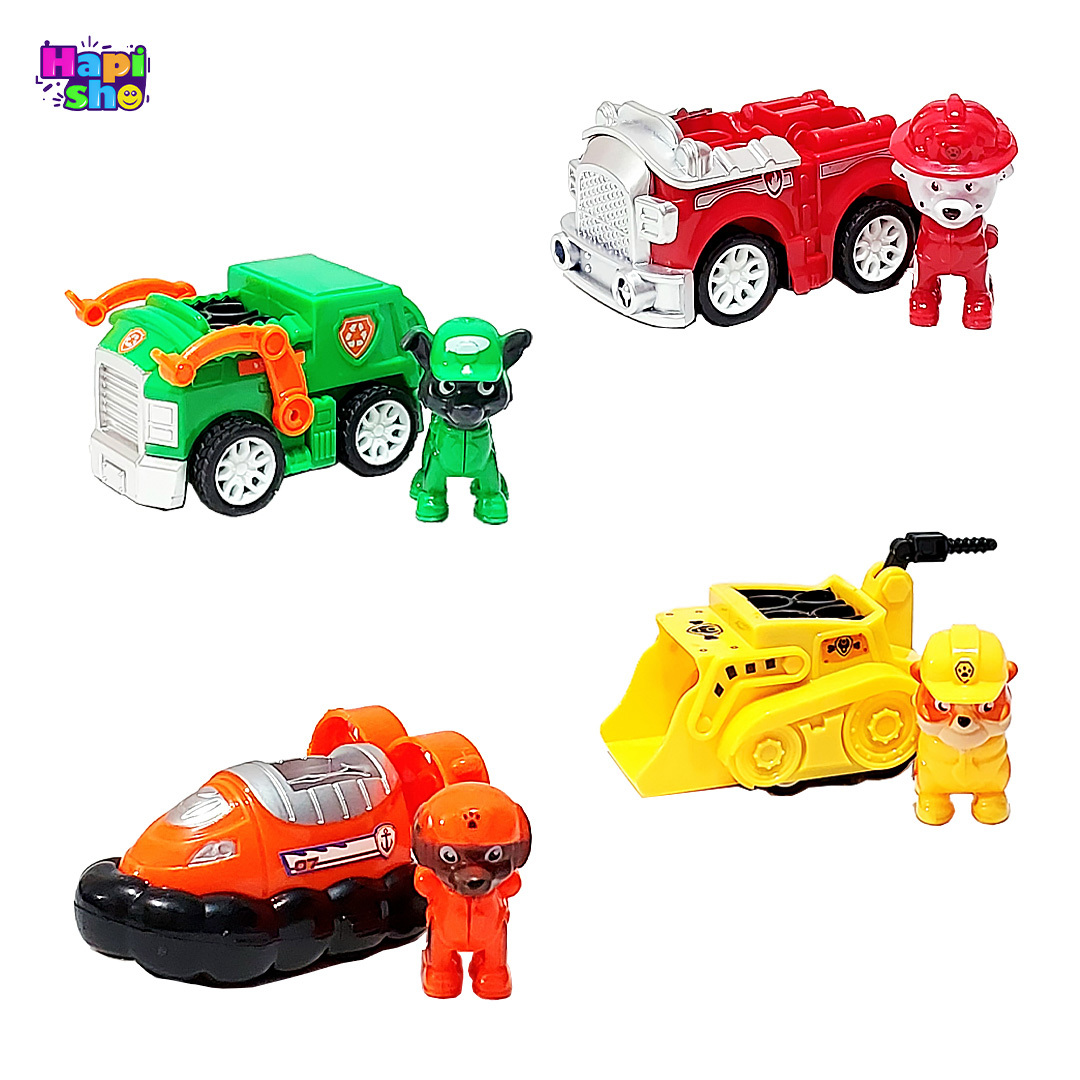 جزییات و مشخصات ماشین و فیگورهای اسباب بازی سگهای نگهبان مدل BIG RESCUES