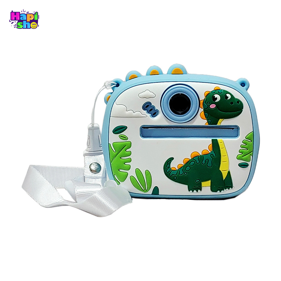  فروش دوربین عکاسی بچه گانه با چاپ فوری طرح دایناسور DIGITAL MINI CAMERA 