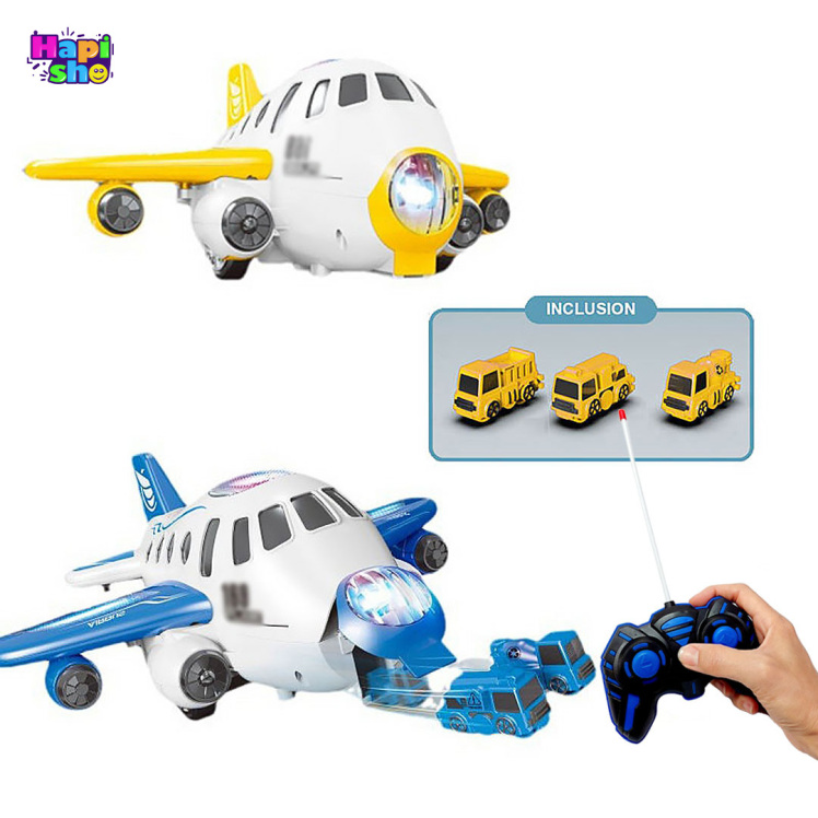 هواپیما اسباب بازی کنترلی با قابلیت پرتاب ماشین و چرخش مدل AIRBUS A380_اسباب بازی