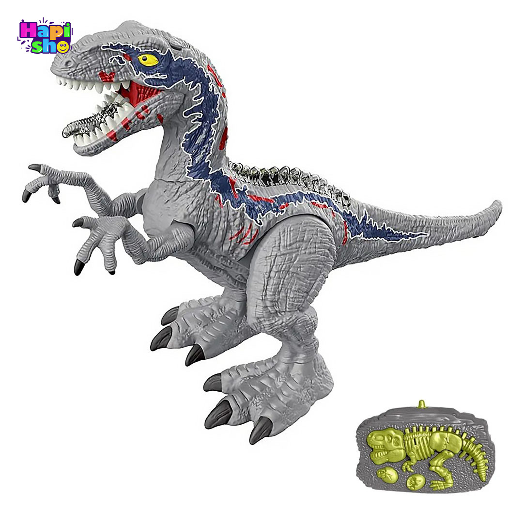  خرید آنلاین دایناسور کنترلی تیرکس دودزا ۲ ریموته مدل DINOSAUR WORLD 
