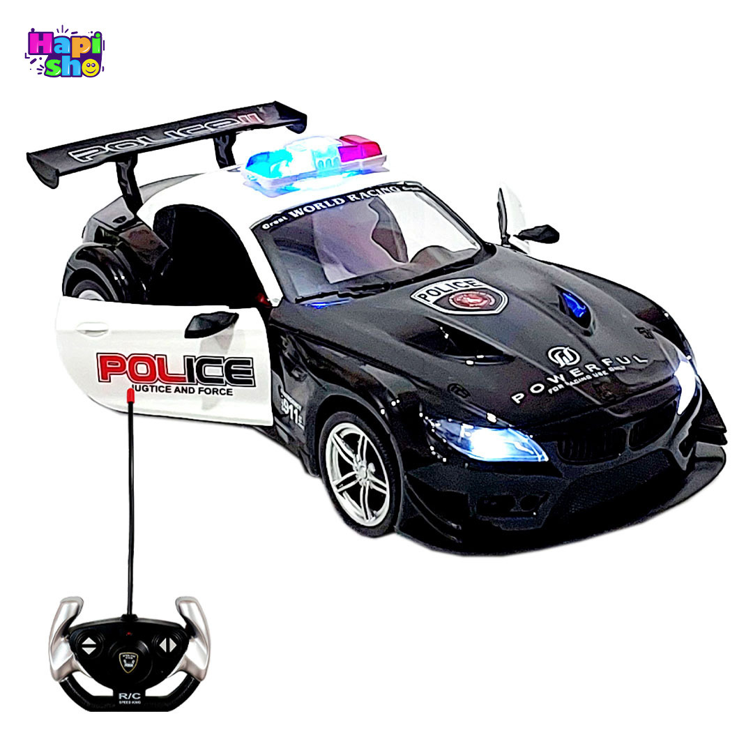  اسباب بازی ماشین کنترلی شارژی پلیس با درب بازشو SUPER POWER POLICE CAR–اسباب بازی 