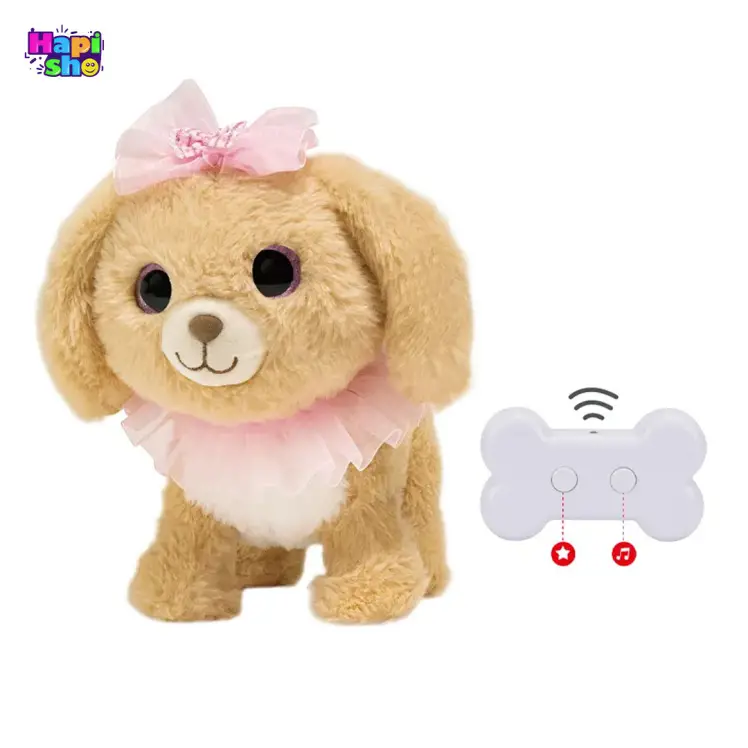 اسباب بازی سگ رباتیک پشمالو موزیکال کنترلی مدل Animated Puppy–اسباب بازی