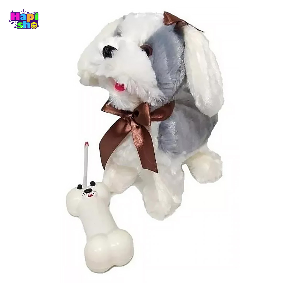  فروش اسباب بازی سگ کنترلی پشمالو با قابلیت راه رفتن و صدای پارس REMOTE DOG–اسباب بازی 
