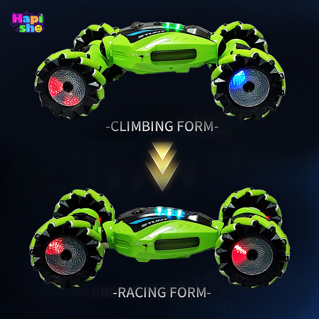  فروش ماشین کنترلی کرمی دودزا کمرشکن با ریموت جدید و باتری شارژی MULTIFUNCTION STUNT–اسباب بازی 