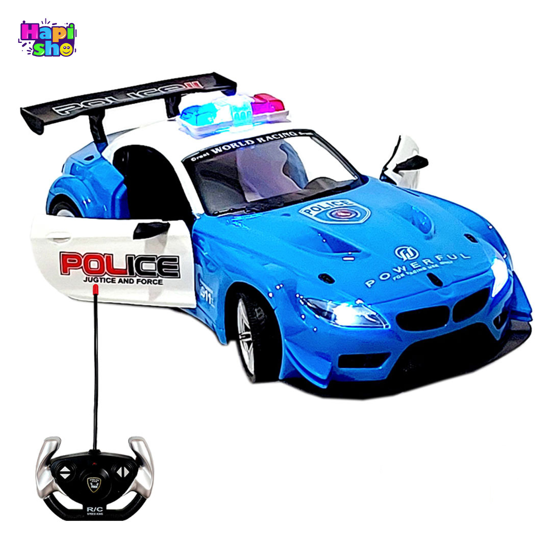  خرید اسباب بازی ماشین کنترلی شارژی پلیس با درب بازشو SUPER POWER POLICE CAR–اسباب بازی 
