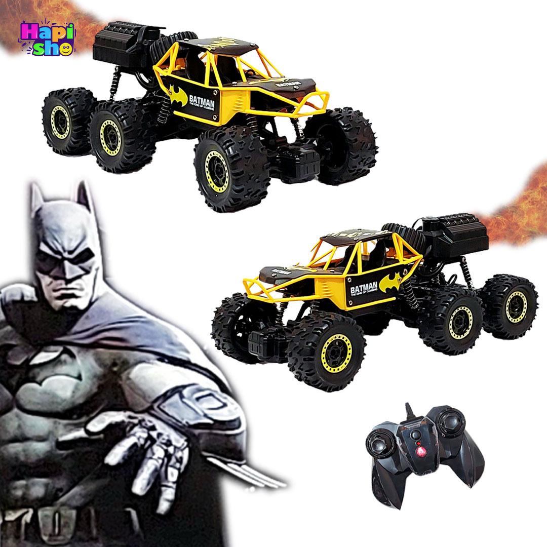  قیمت ماشین کنترلی آفرود شش چرخ دودزا مدل بتمن Batman Spray Car 