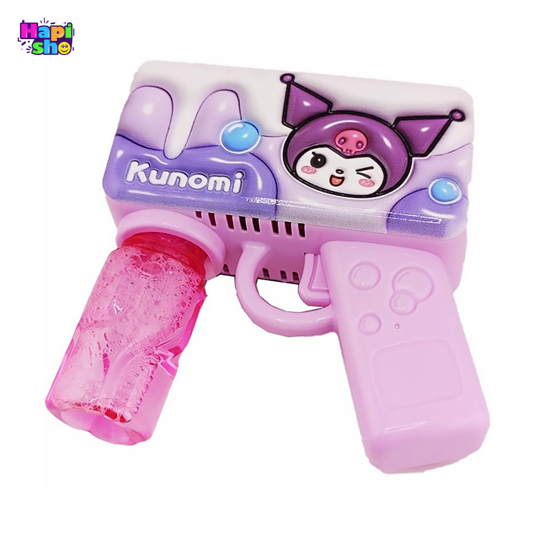  تفنگ حباب ساز مخزن دار کرومی مدل ELECTRIC BUBBLE GUN 