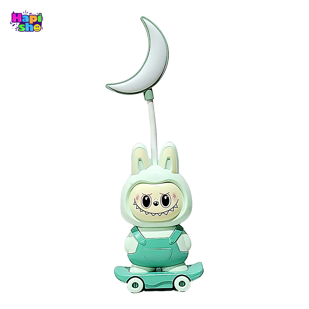 رنگ سبز چراغ مطالعه فانتزی لبوبو با باتری شارژی مدل Cute Table Lamp–اکسسوری کودک