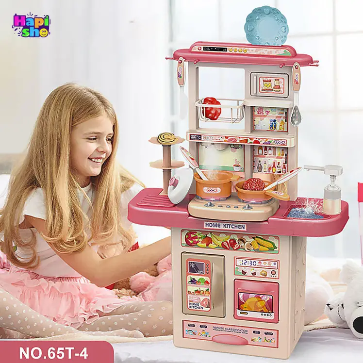اسباب بازی آشپزخانه با اجاق گاز بخار کن و سینک ظرفشویی DREAM KITCHEN–اسباب بازی