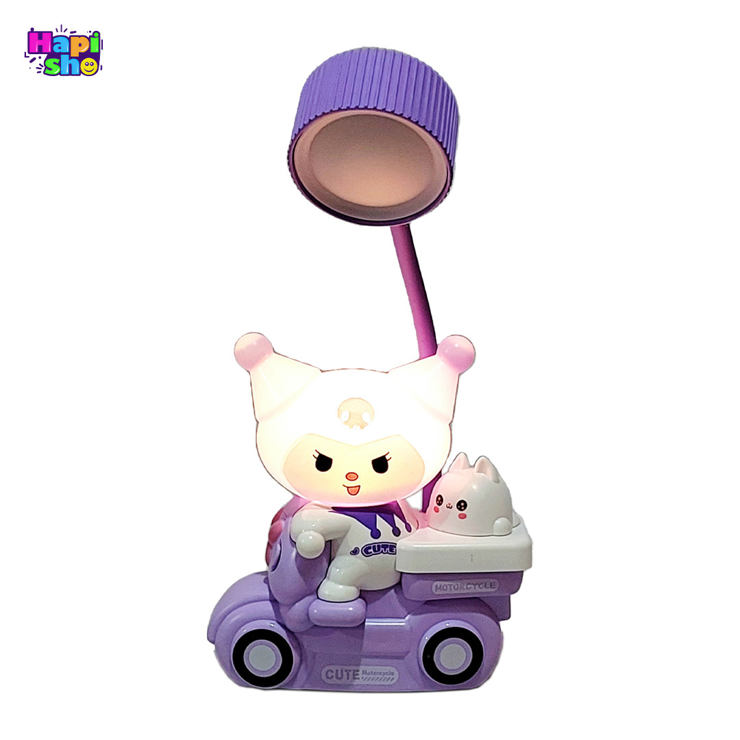  فروش چراغ مطالعه فانتزی کرومی با چراغ خواب و باتری شارژی Table Lamp 