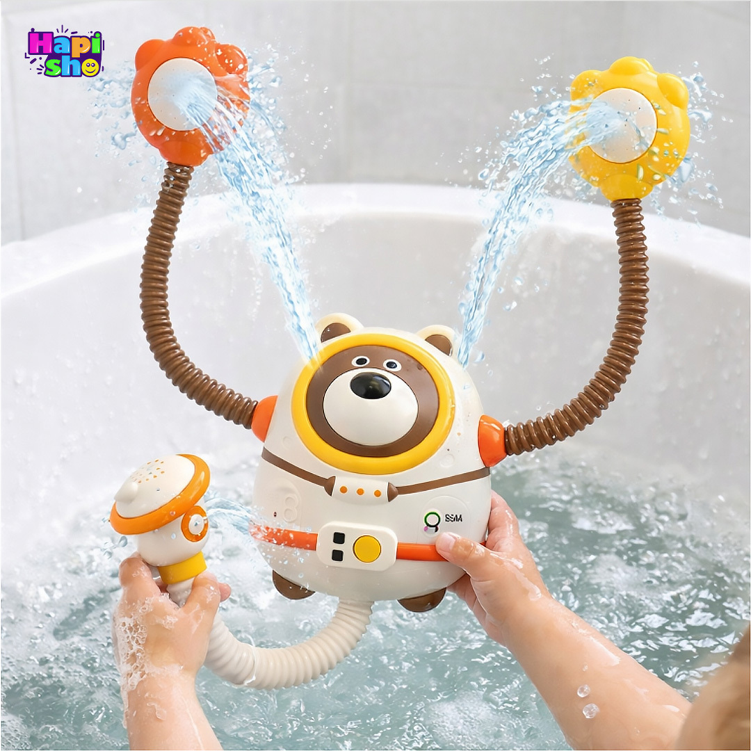 قیمت اسباب بازی دوش حمام کودک طرح خرس فضانورد SHOWER BATH TOYS