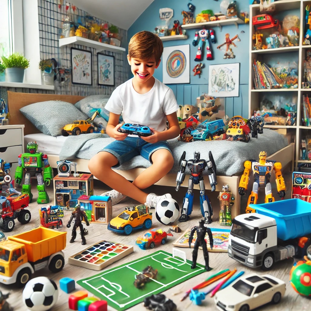 تصویر اسباب‌بازی‌های جدید پسرانه برای رشد مهارت‌های کودکان