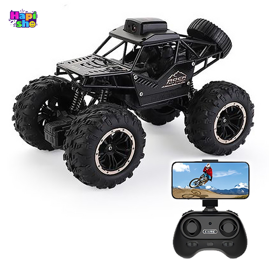  قیمت ماشین کنترلی آفرود دوربین‌دار شارژی با چراغ مدل CLIMBING OFF-ROAD–اسباب بازی 