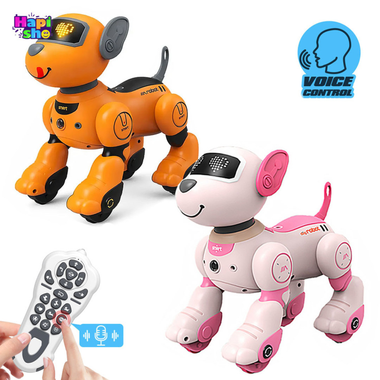 ربات سگ کنترلی هوشمند سنسوردار مدل INTELLECT VOICE STUNT DOG–اسباب بازی ربات 