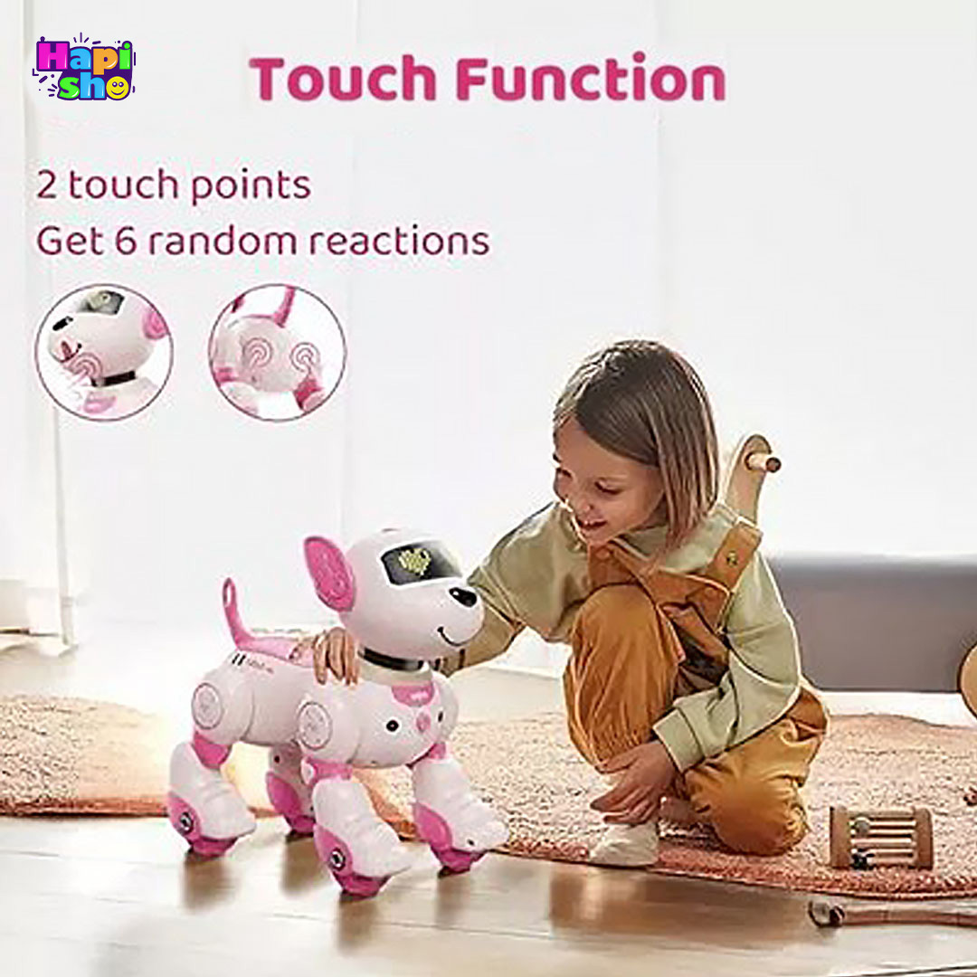  فروش ربات سگ کنترلی هوشمند سنسوردار مدل INTELLECT VOICE STUNT DOG–اسباب بازی ربات 