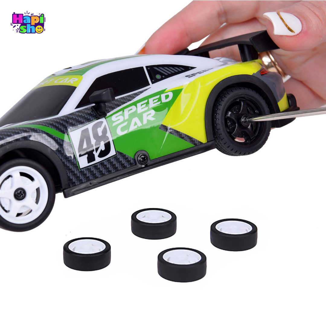  قابلیت تعویض لاستیک های ماشین کنترلی دریفت شارژی HIGH SPEED DRIFT–اسباب بازی 