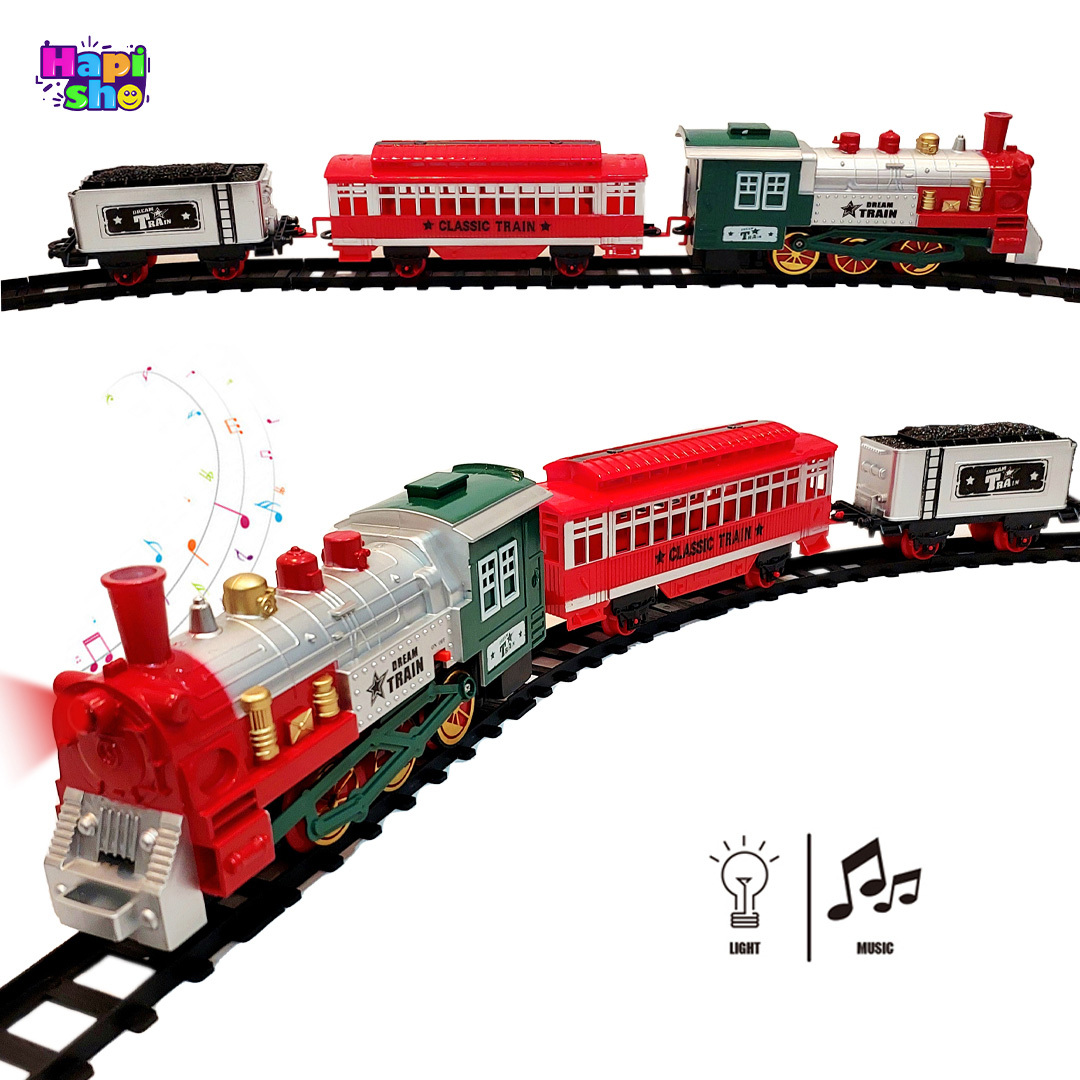 خرید قطار اسباب بازی کلاسیک موزیکال با چراغ مدل DREAM TRAIN