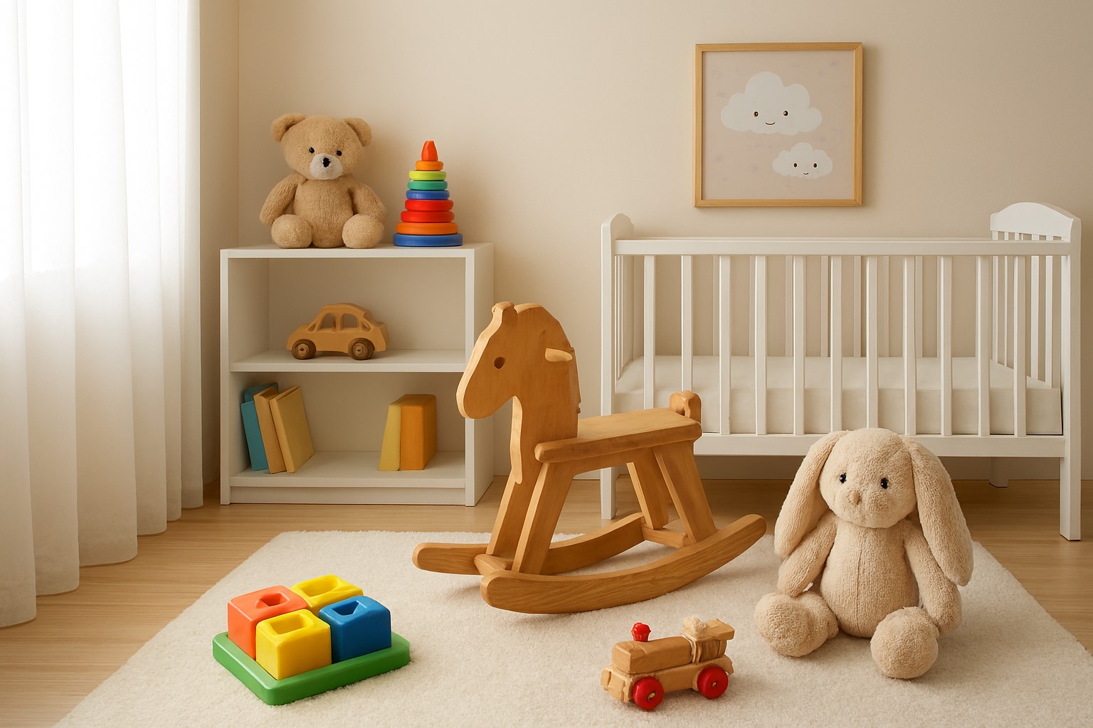 چیدمان منظم اسباب بازی‌ها برای کودک - خرید از هپی‌شو