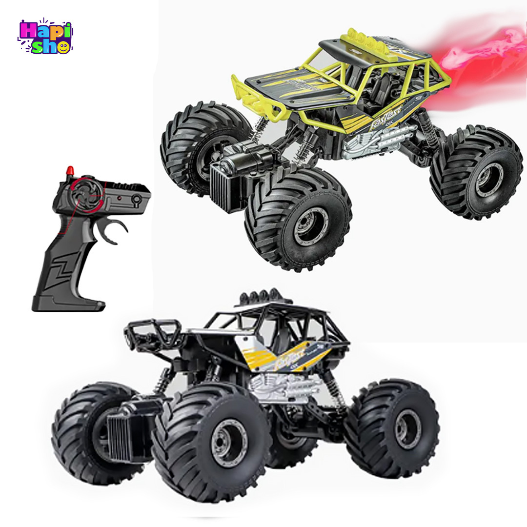 ماشین کنترلی آفرود دودزا با چرخهای بزرگ و باتری شارژی TRUCK SPORT