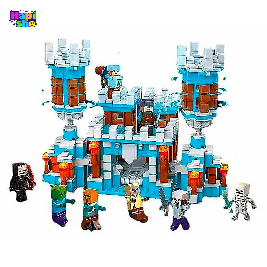 خرید لگو ماینکرافت بزرگ دوحالته با چراغ الایدی و فیگور 866 قطعه DOLL–اسباب بازی