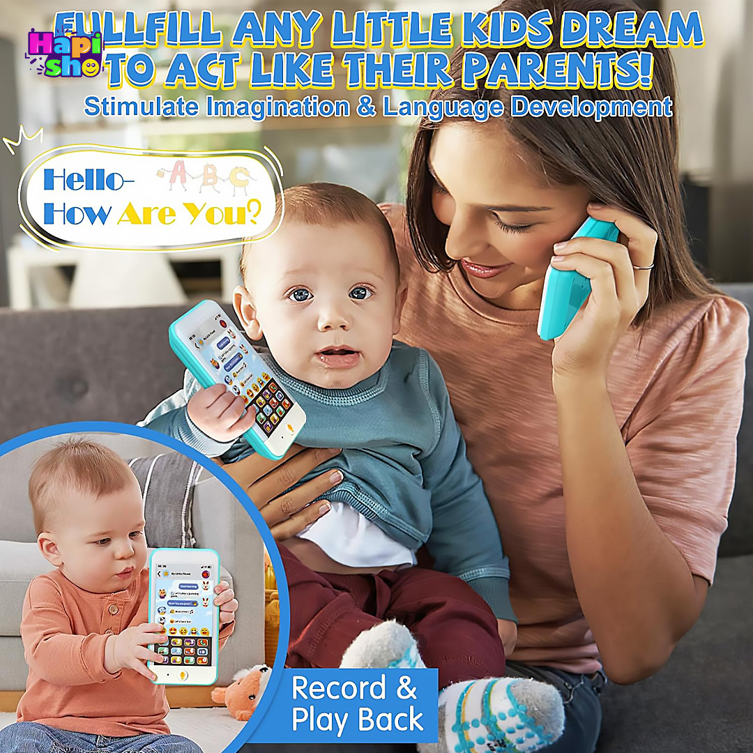  بهترین موبایل اسباب بازی موزیکال لمسی با ضبط صدا هولی تویز Education Phone 