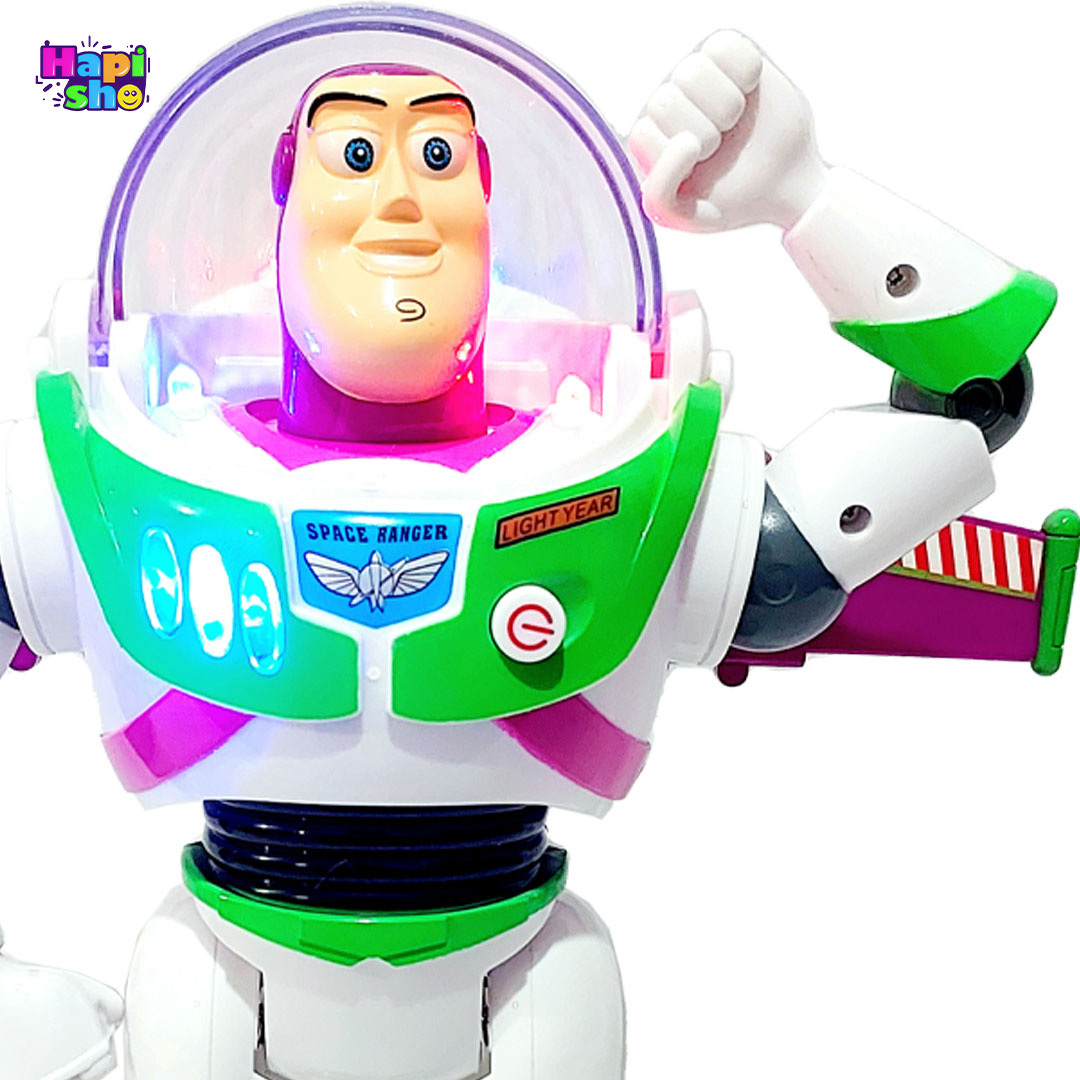  بهترین اسباب بازی ربات بازلایتر کنترلی شارژی با موزیک و چراغ مدل TOY STORY 5_اسباب بازی 