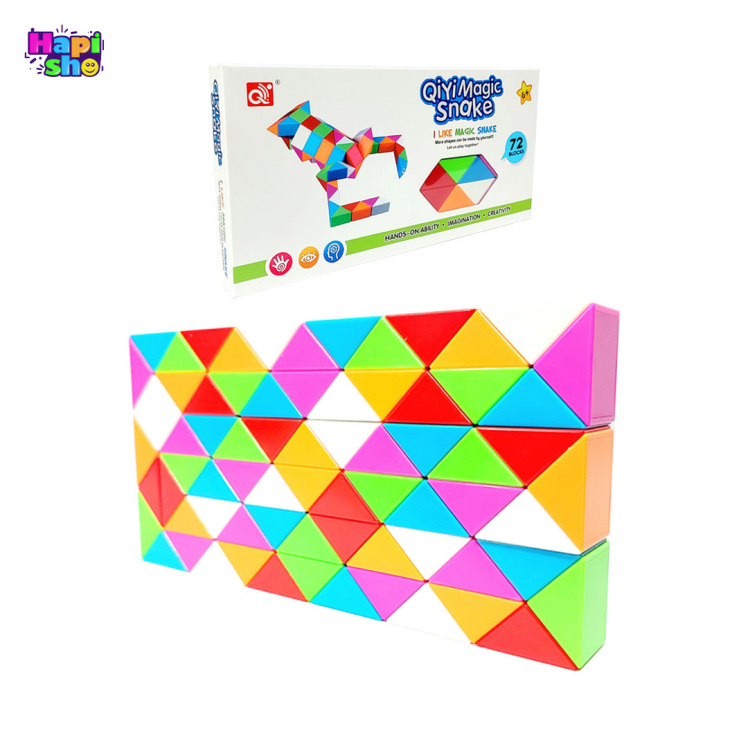 روبیک ماری 72 قطعه شش رنگ مدل اصلی کای وای QIYI MAGIC SNAKE_اسباب بازی