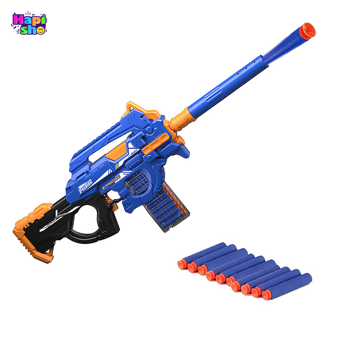  بهترین اسباب بازی تفنگ رگبار تیر فومی بزرگ شارژی مدل FULLY MOTORIZED BLASTER–اسباب بازی 