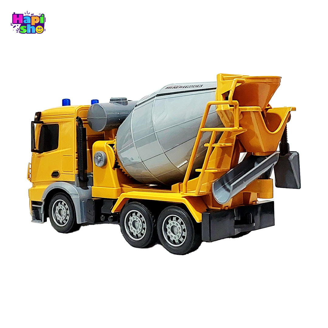  نمایی از پشت کامیون کنترلی میکسر شارژی مدل ENGINEERING CITY CONSTRUCTION 