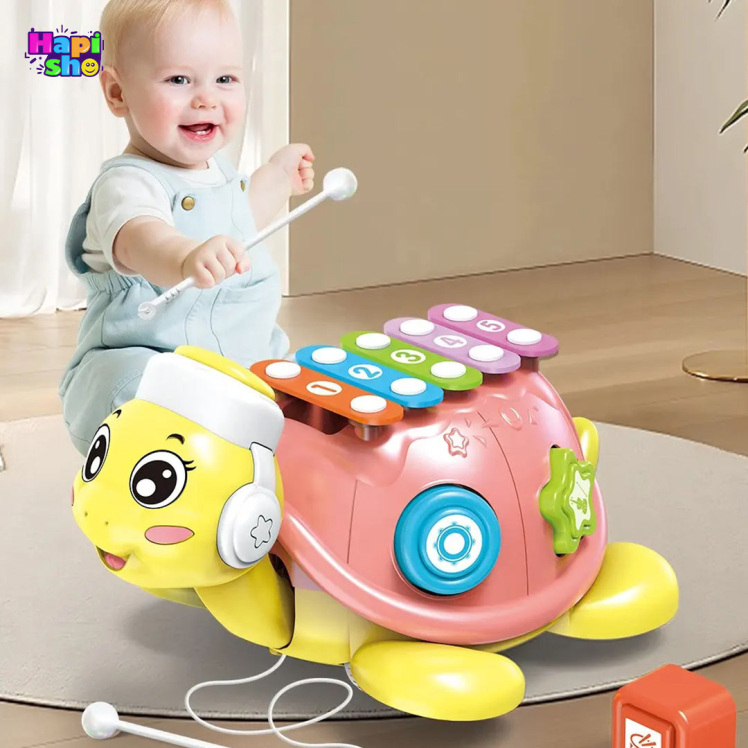 بلز کودکان با آموزش جایگذاری اشکال طرح لاک پشت TORTOISE PIANO–اسباب بازی