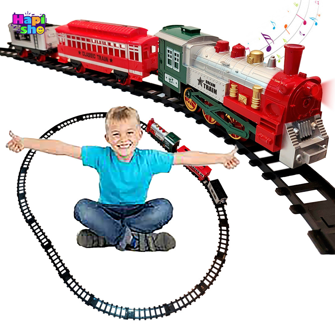 قطار اسباب بازی کلاسیک موزیکال با چراغ مدل DREAM TRAIN