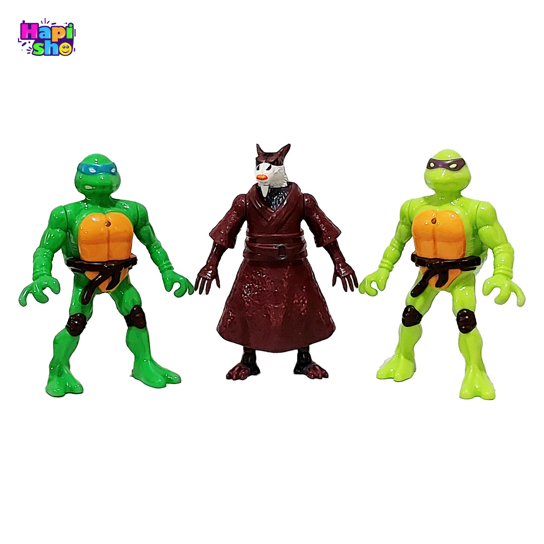 خرید فیگور لاکپشتهای نینجا چراغدار ۳ عددی TEENAGE MUTANT NINA
