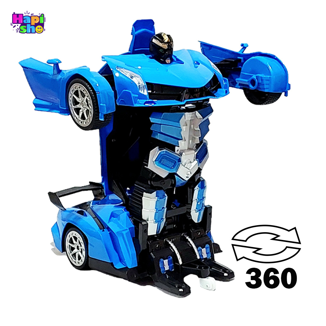 چرخش 360 درجه ماشین کنترلی تبدیل شونده به ربات لامبورگینی مدل RC FIGHTING ROBOT