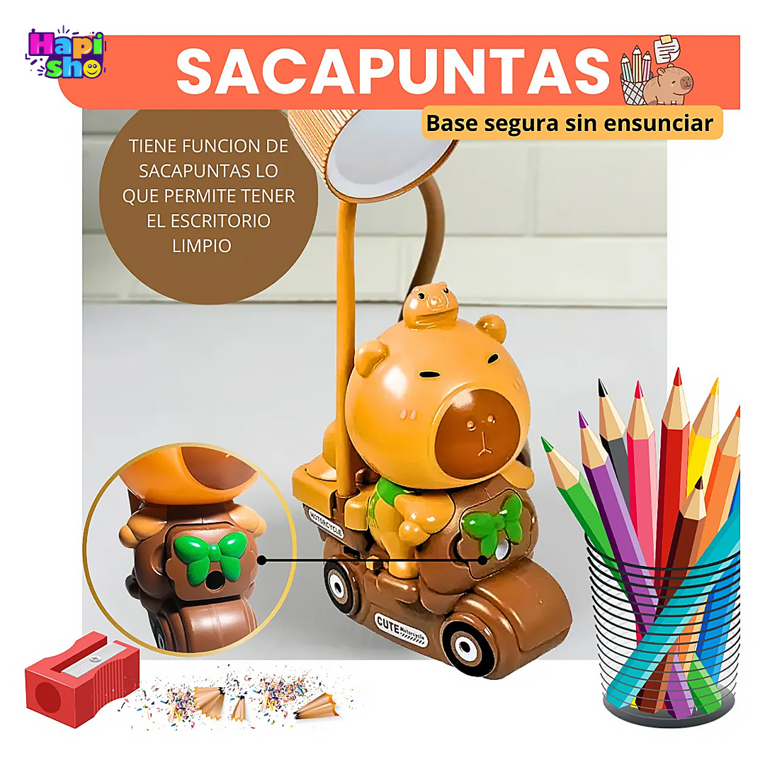 خرید چراغ مطالعه فانتزی کاپیبارا با چراغ خواب و باتری شارژی Table Lamp