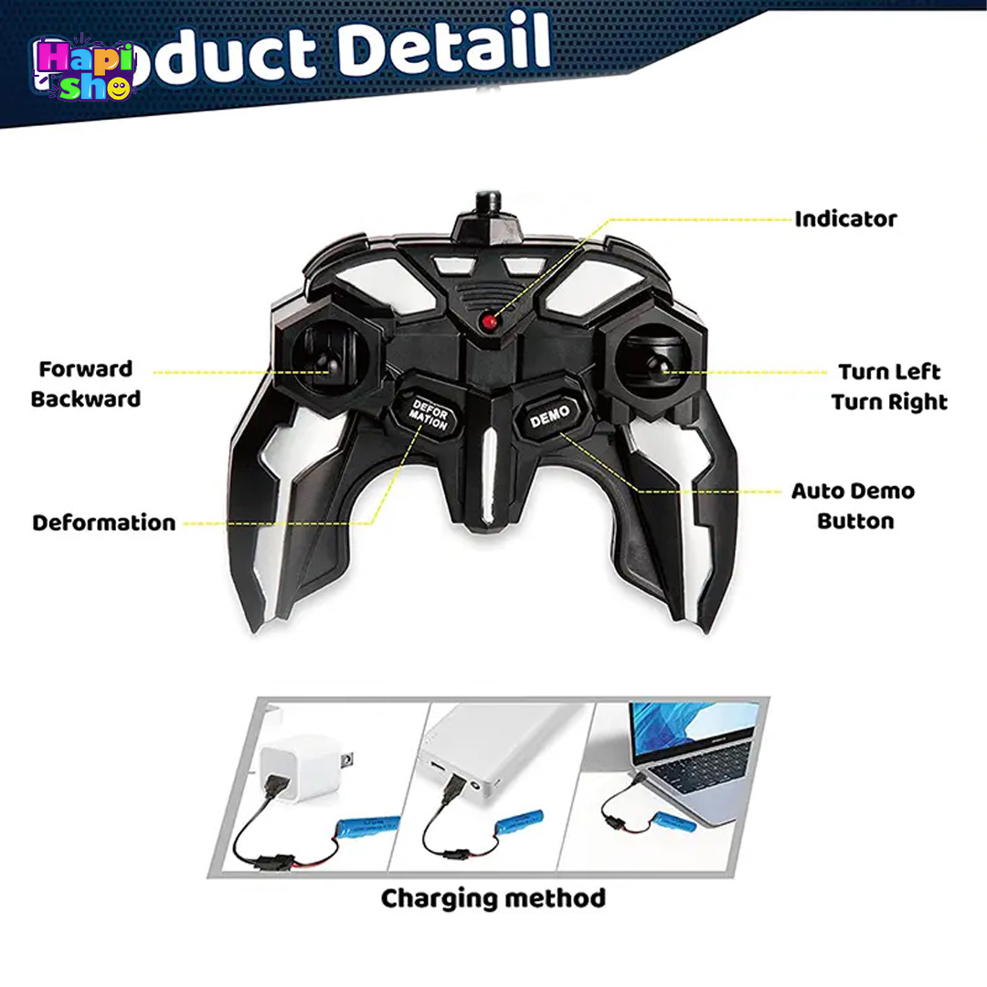 ریموت کنترل ماشین کنترلی تبدیل شونده به ربات لامبورگینی مدل RC Fighting Robot