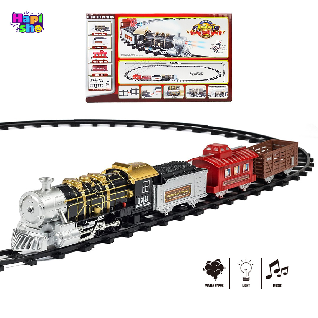 قیمت قطار اسباب بازی کنترلی دودزا کلاسیک مدل Simulation Train Orbit Series