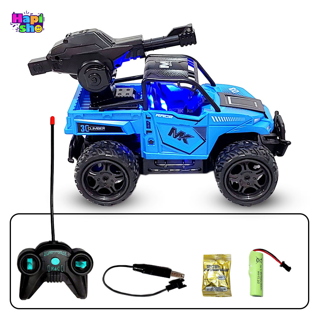  قیمت ماشین کنترلی آفرود تیر پرتاب کن با باتری شارژی مدل ROCK WATER BOMB CAR–اسباب‌بازی 