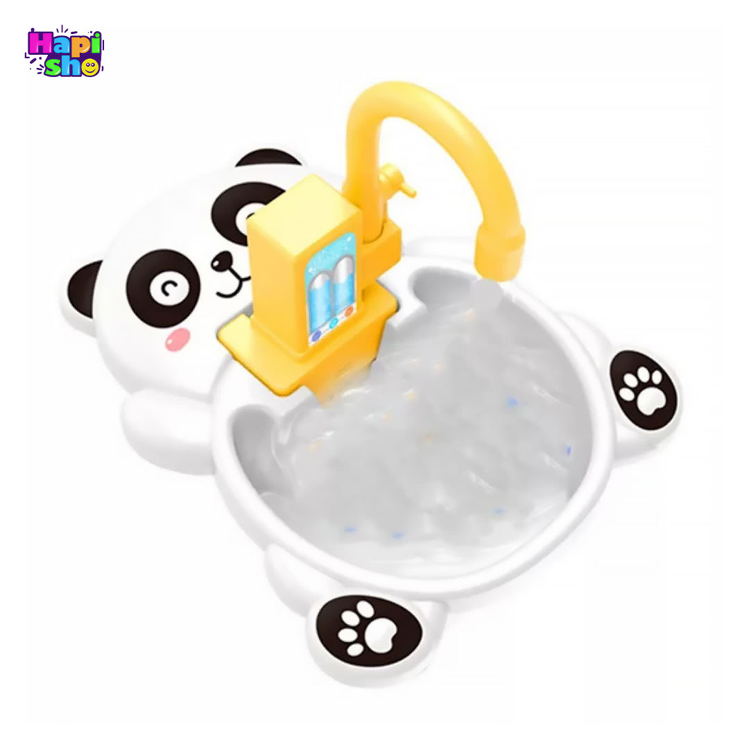 فروش سینک ظرفشویی اسباب بازی خارجی پمپ دار طرح پاندا Panda Kitchen Sink