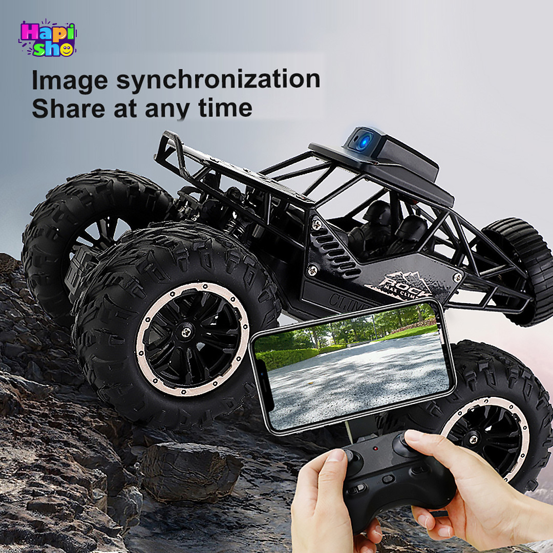  بهترین ماشین کنترلی آفرود دوربین‌دار شارژی با چراغ مدل CLIMBING OFF-ROAD–اسباب بازی 